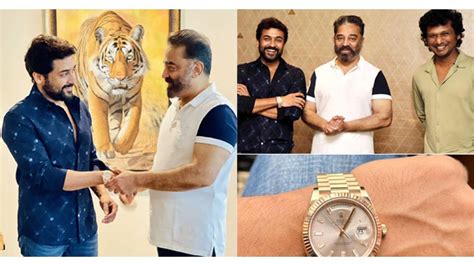 kamal haasan gifts rolex watch|kamal haasan real life.